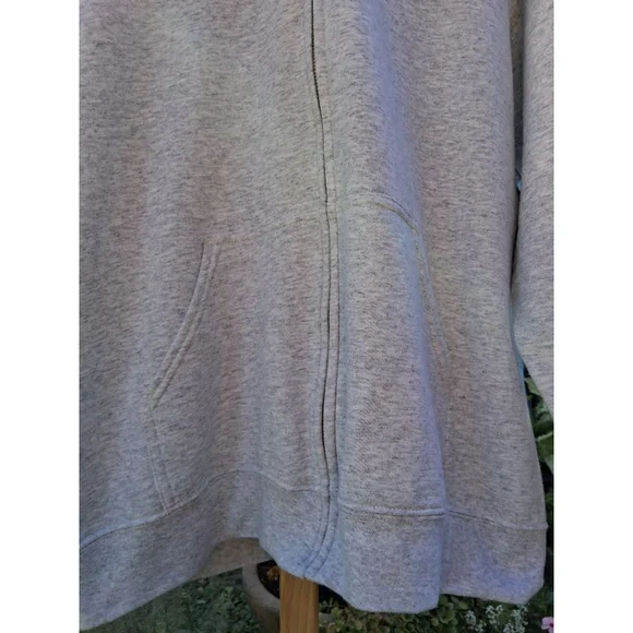 Iets Frans...Script Unisex Gray Full-Zip Hoodie Sweatshirt M EUC - Picture 6 of 14